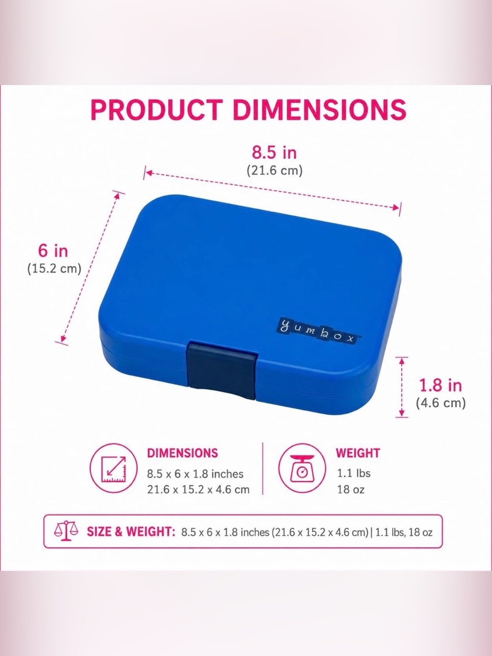 Yumbox Panino Leakproof Bento Lunch Box - Picture 4 of 6
